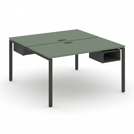 Бенч-система на 2 места с подвесными тумбами Concept CN.DRS-104