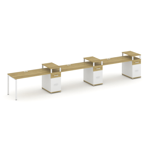 Бенч-система на 3 места с 3 опорными тумбами Concept CN.ORS-463 фото 11