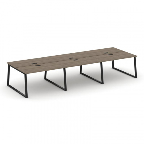 Style Project Рабочая станция 2-х сторон. SN-6T1.DRS-071 Акация Лорка/Металл Антрацит/Заглушка Пласт фото 6