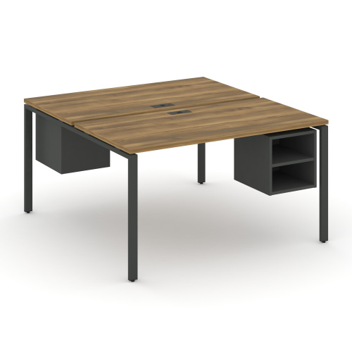 Бенч-система на 2 места с подвесными тумбами Concept CN.DRS-107