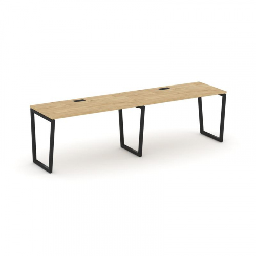 Style Project Рабочая станция 1 сторон. SN-4T2.ORS-001 Акация Лорка/Металл Антрацит/Заглушка Пластик