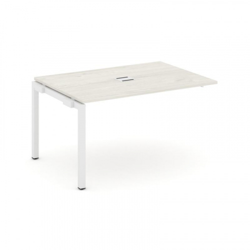 Style Project Проходной наб. элем. перег. стола SN-5P.NSPRG-004 Тиквуд Светлый/Металл Белый 1580*980 фото 18