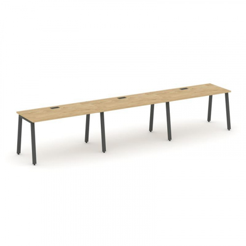 Style Project Рабочая станция 1 сторон. SN-6A.ORS-032 Дуб Табак/Металл Антрацит 3540*600*750 фото 24