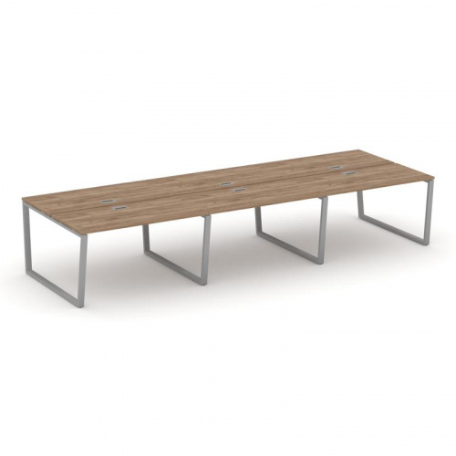 Style Project Рабочая станция 2-х сторон. SN-6T2.DRS-082 Акация Лорка/Металл Антрацит/Заглушка Пласт фото 10