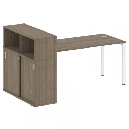 Стол письменный с шкафом-купе на П-обр. м/к Metal System БП.РС-СШК-3.4 фото 15