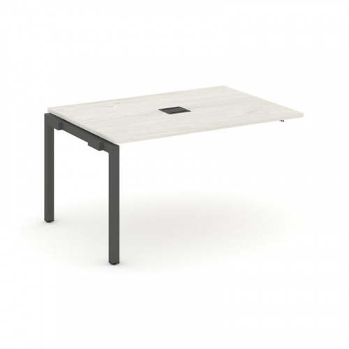 Style Project Проходной наб. элем. перег. стола SN-5P.NSPRG-004 Тиквуд Светлый/Металл Белый 1580*980 фото 8