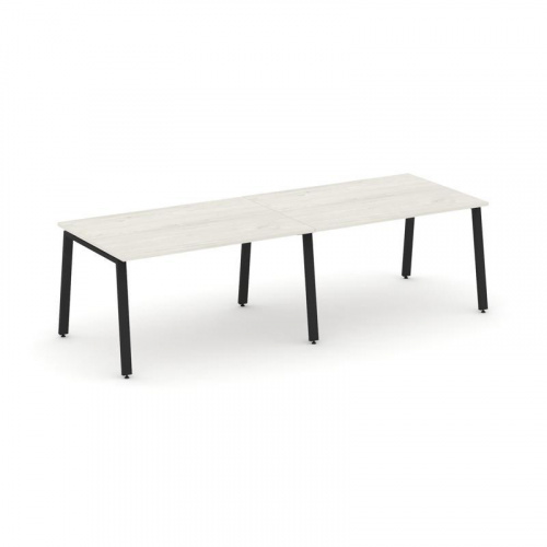 Style Project Стол переговорный SN-6A.SPRG-014.3 Дуб Наварра/Металл Белый 3160*980*750 фото 2