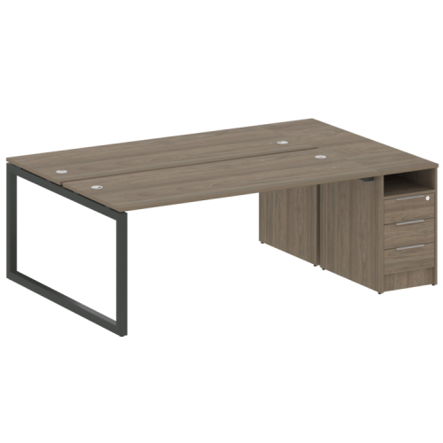 Бенч-система с тумбой на О-обр. м/к Metal System Quattro 50БО.РС-СТП-2.5