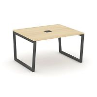 Style Project Стол переговорный SN-5T2.SPRG-032 Акация Лорка/Металл Антрацит/Заглушка Металл Антраци