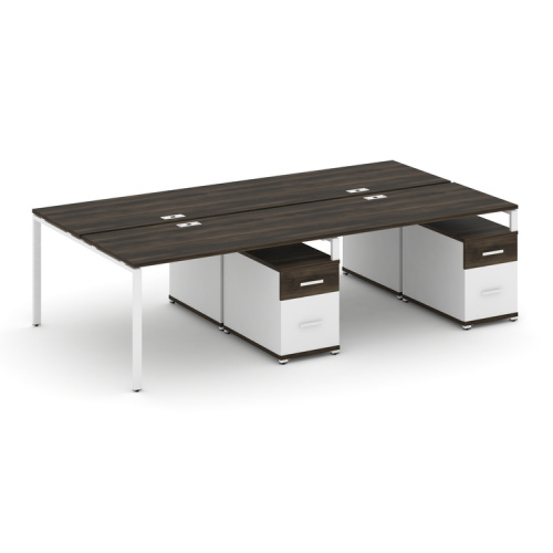 Бенч-система на 4 места с 2 опорными тумбами Concept CN.DRS-323 фото 10