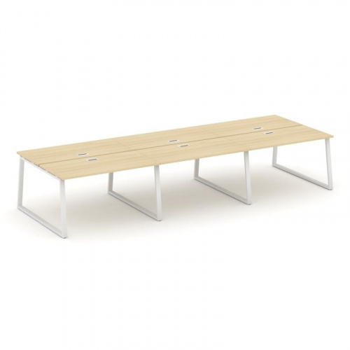 Style Project Рабочая станция 2-х сторон. SN-6T1.DRS-071 Акация Лорка/Металл Антрацит/Заглушка Пласт фото 21