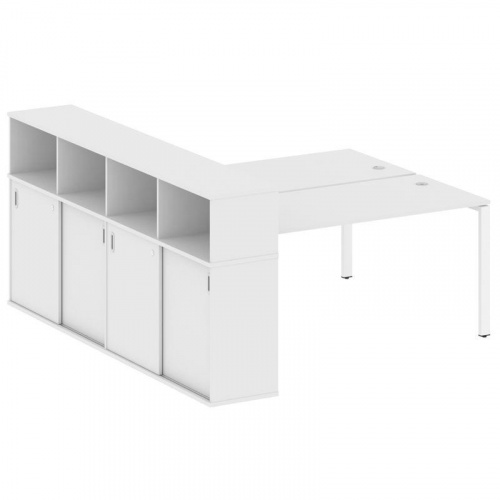 Бенч-система с шкафом-купе на П-обр. м/к Metal System БП.РС-СШК-4.4 фото 9