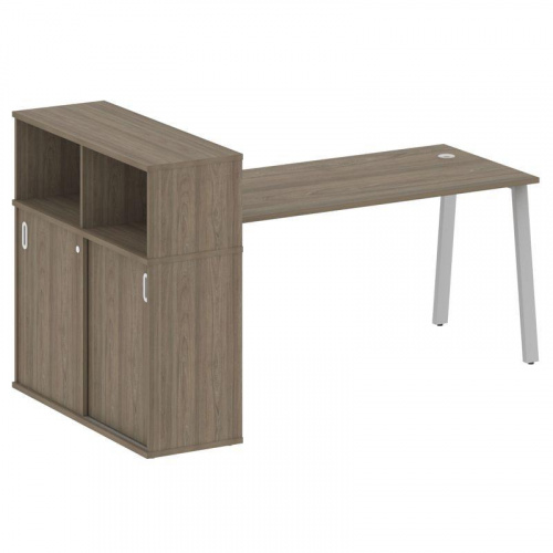 Стол письменный с шкафом-купе на А-обр. м/к Metal System БА.РС-СШК-3.4 фото 7