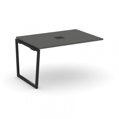 Style Project Проходной наб. элем. перег. стола SN-4T2.NSPRG-003 Акация Лорка/Металл Антрацит/Заглуш фото 5