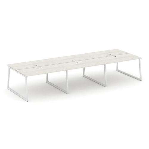 Style Project Рабочая станция 2-х сторон. SN-4T1.DRS-061 Акация Лорка/Металл Антрацит/Заглушка Пласт фото 18