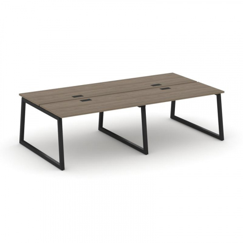 Style Project Рабочая станция 2-х сторон. SN-5T1.DRS-051 Акация Лорка/Металл Антрацит/Заглушка Пласт фото 5