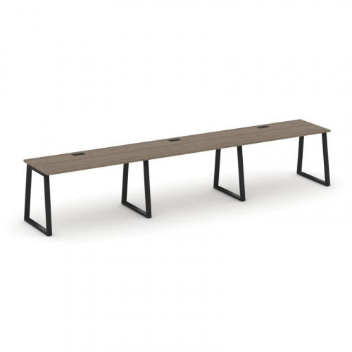 Style Project Рабочая станция 1 сторон. SN-6T1.ORS-033 Акация Лорка/Металл Антрацит/Заглушка Пластик фото 7