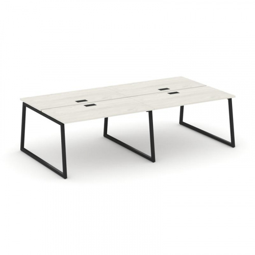 Style Project Рабочая станция 2-х сторон. SN-4T1.DRS-054 Акация Лорка/Металл Антрацит/Заглушка Пласт фото 5