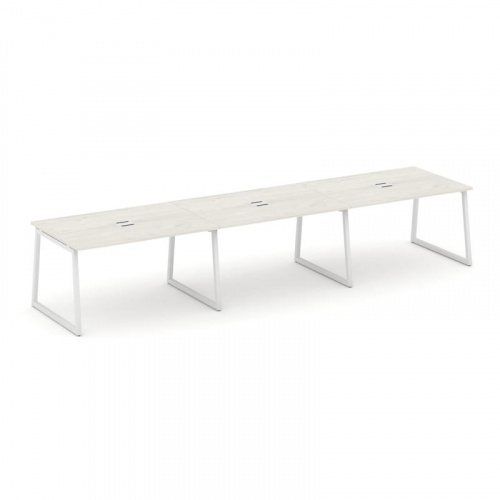 Style Project Стол переговорный SN-4T1.SPRG-022 Акация Лорка/Металл Антрацит/Заглушка Металл Антраци фото 13