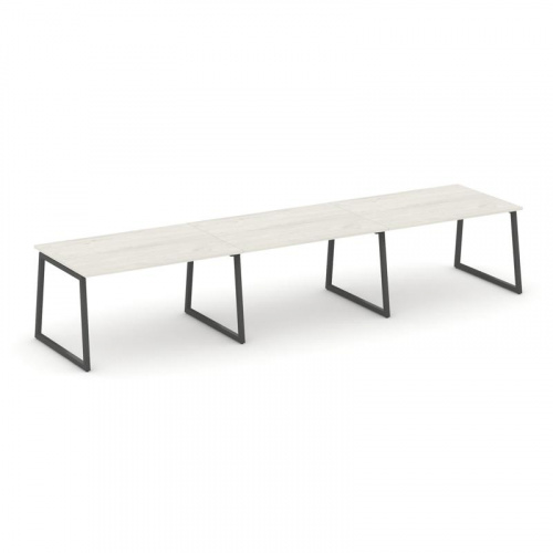 Style Project Стол переговорный SN-4T1.SPRG-023.3 Акация Лорка/Металл Антрацит 4410*980*750 фото 24