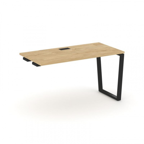 Style Project Стол-приставка к опор. элем. SN-6T2.OPRS-001 Акация Лорка/Металл Антрацит/Заглушка Пла