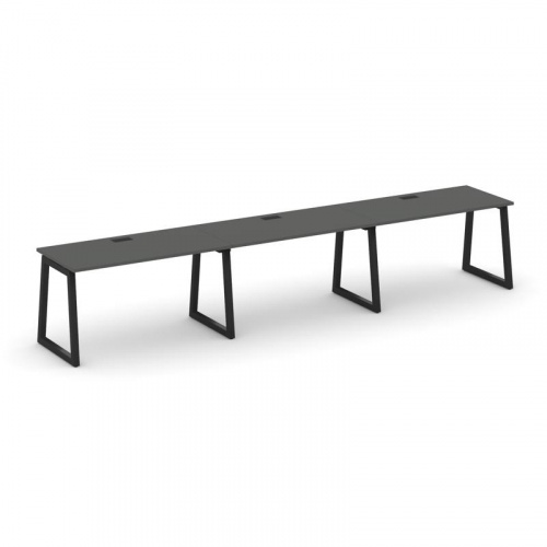 Style Project Рабочая станция 1 сторон. SN-5T1.ORS-041 Акация Лорка/Металл Антрацит/Заглушка Пластик фото 6