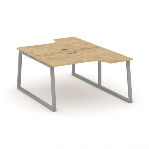 Style Project Рабочая станция эргоном. SN-6T1.DRPA-011 Акация Лорка/Металл Антрацит/Заглушка Пластик фото 2