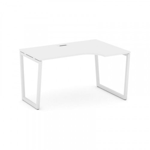 Style Project Стол рабочий эргоном. SN-4T2.SPA-012(R) Акация Лорка/Металл Антрацит/Заглушка Пластик фото 16