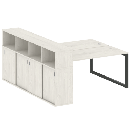 Бенч-система с шкафом-купе на О-обр. м/к Metal System Quattro 50БО.РС-СШК-4.4 фото 4