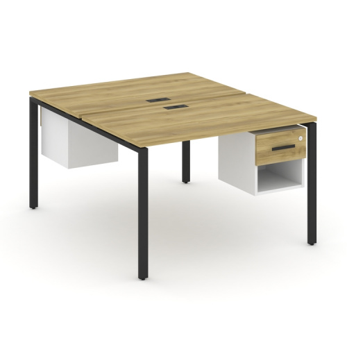 Бенч-система на 2 места с подвесными тумбами Concept CN.DRS-118 фото 6