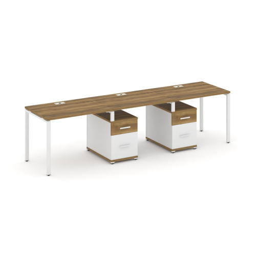 Бенч-система на 3 места с 2 опорными тумбами Concept CN.ORS-337 фото 8