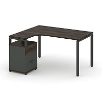 Стол эргономичный с опорной тумбой Concept CN.SA-306(L)