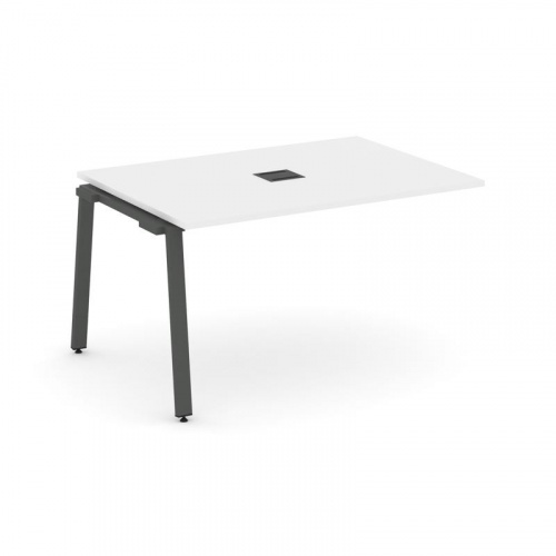 Style Project Проходной наб. элем. перег. стола SN-6A.NSPRG-001 Дуб Табак/Металл Белый 980*980*750 фото 25