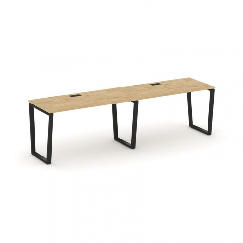 Style Project Рабочая станция 1 сторон. SN-6T2.ORS-021 Акация Лорка/Металл Антрацит/Заглушка Пластик