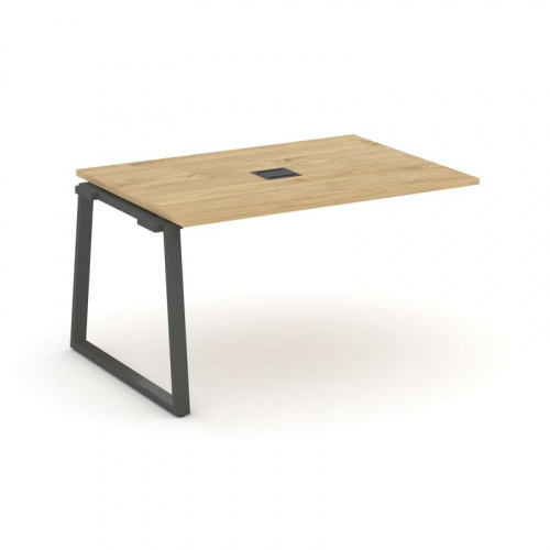 Style Project Проходной наб. элем. перег. стола SN-6T1.NSPRG-003 Акация Лорка/Металл Антрацит/Заглуш фото 22