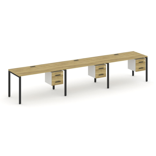 Бенч-система на 3 места с подвесными тумбами Concept CN.ORS-135 фото 6 Бенч-система на 3 места с подвесными тумбами Concept CN.ORS-135 фото 6