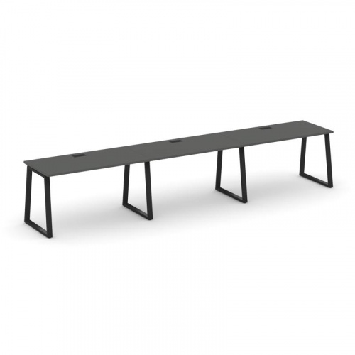 Style Project Рабочая станция 1 сторон. SN-6T1.ORS-033 Акация Лорка/Металл Антрацит/Заглушка Пластик фото 4