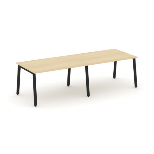 Style Project Стол переговорный SN-6A.SPRG-014.3 Дуб Наварра/Металл Белый 3160*980*750 фото 3