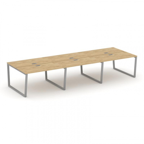 Style Project Рабочая станция 2-х сторон. SN-6T2.DRS-082 Акация Лорка/Металл Антрацит/Заглушка Пласт фото 2