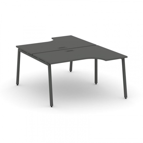 Style Project Рабочая станция эргоном. SN-4A.DRPA-002 Дуб Наварра/Металл Антрацит 1580*1232/1992*750 фото 22