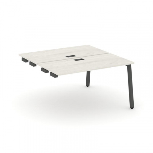 Style Project Стол-приставка к опор. элем. SN-5A.DPRS-002 Дуб Табак/Металл Белый 1180*1232*750 фото 19