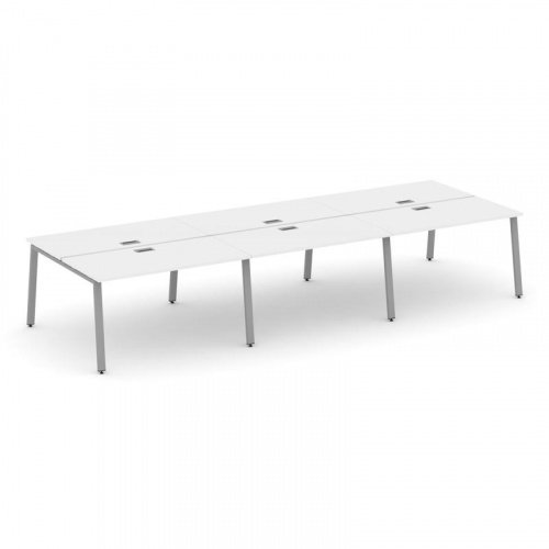 Style Project Рабочая станция 2-х сторон. SN-6A.DRS-081 Дуб Табак/Металл Белый 2940*1632*750 фото 4 Style Project Рабочая станция 2-х сторон. SN-6A.DRS-081 Дуб Табак/Металл Белый 2940*1632*750 фото 4