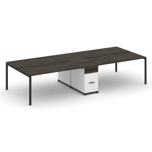 Бенч-система на 4 места с 1 опорной тумбой Concept CN.DRS-424 фото 9 Бенч-система на 4 места с 1 опорной тумбой Concept CN.DRS-424 фото 9