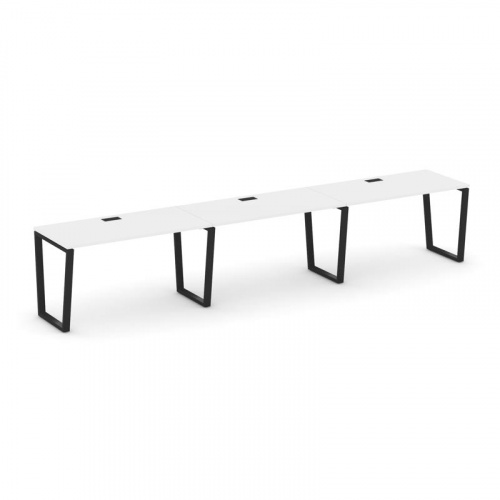 Style Project Рабочая станция 1 сторон. SN-6T2.ORS-041 Акация Лорка/Металл Антрацит/Заглушка Пластик фото 5