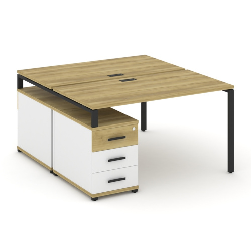 Бенч-система на 2 места с опорной тумбой Concept CN.DRS-303 фото 6