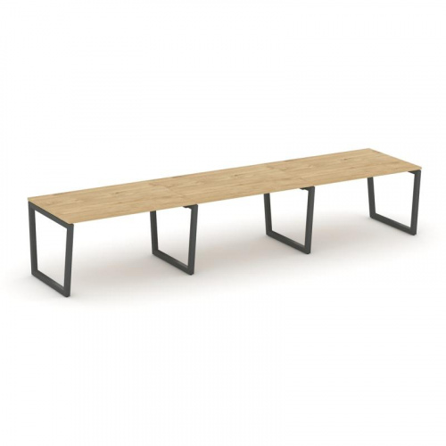 Style Project Стол переговорный SN-5T2.SPRG-024.3 Акация Лорка/Металл Антрацит 4740*980*750 фото 22