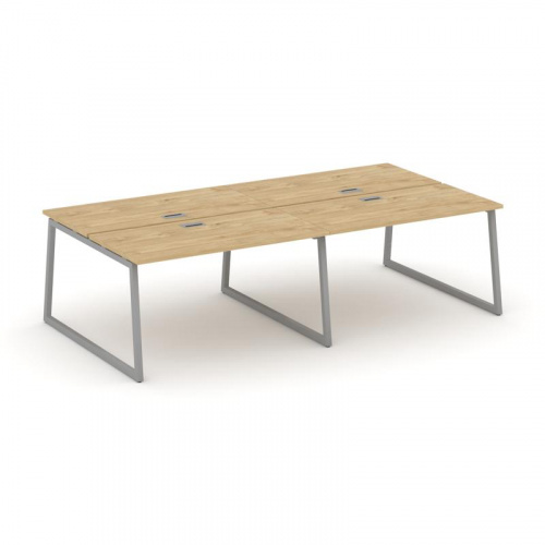 Style Project Рабочая станция 2-х сторон. SN-4T1.DRS-054 Акация Лорка/Металл Антрацит/Заглушка Пласт фото 2