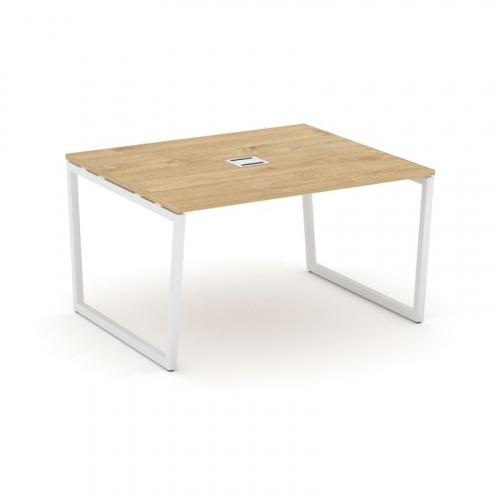 Style Project Стол переговорный SN-4T2.SPRG-032 Акация Лорка/Металл Антрацит/Заглушка Металл Антраци фото 3