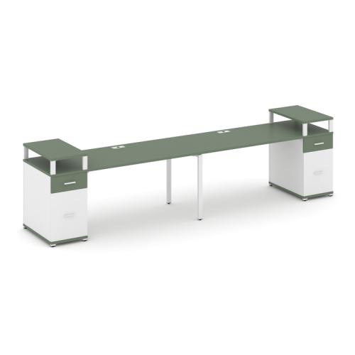 Бенч-система на 2 места с 2 опорными тумбами Concept CN.ORS-429 фото 5