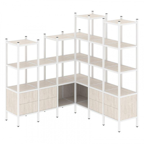 Стеллаж офисный угловой Loft VR.L-41 фото 4 Стеллаж офисный угловой Loft VR.L-41 фото 4